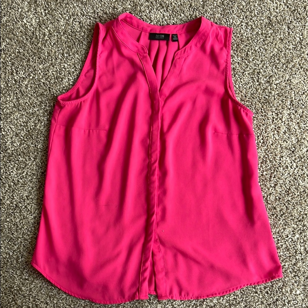 Pink Sleeveless Top